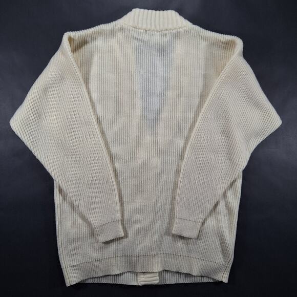 Vintage Highgate Ltd Women's Small Cardigan Sweater White Knit Long Sleeve - Picture 6 of 14